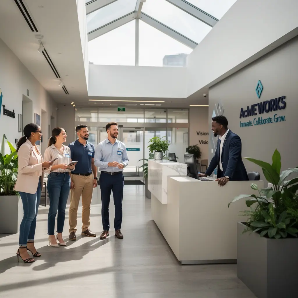 Stylowy kącik do odpoczynku z wygodnymi fotelami i roślinnością.